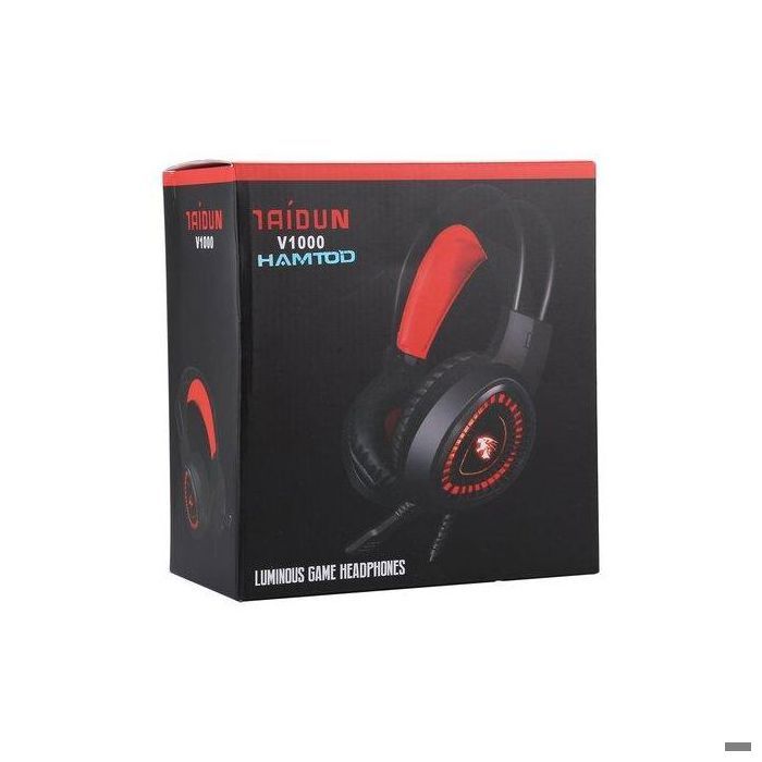 Casque Gaming LED RED – TAIDUN V1000
