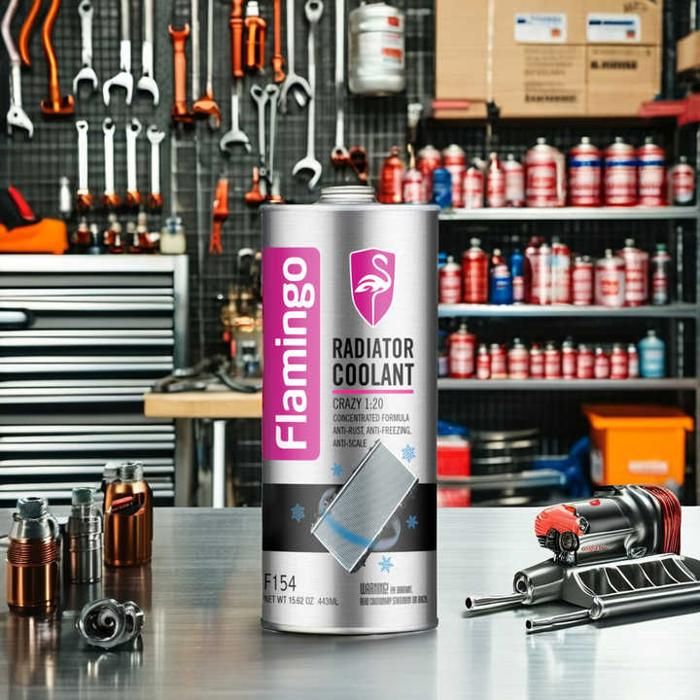 Flamingo F154 Liquide de refroidissement pour radiateur 443 ml