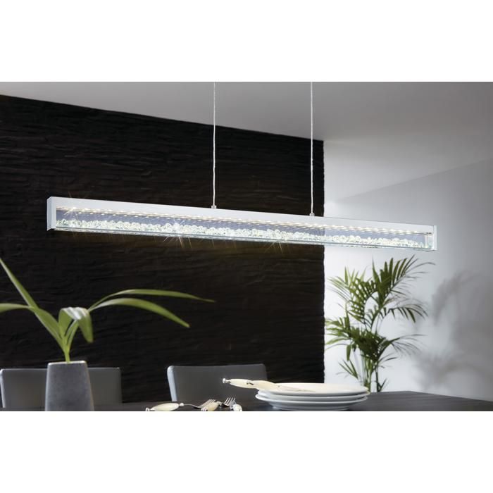 CARDITO 1 – Suspension LED élégante avec cristaux scintillants
