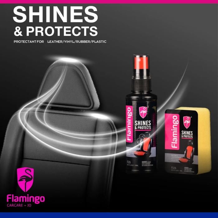 Flamingo Protecteur de Siege & Brillants F026