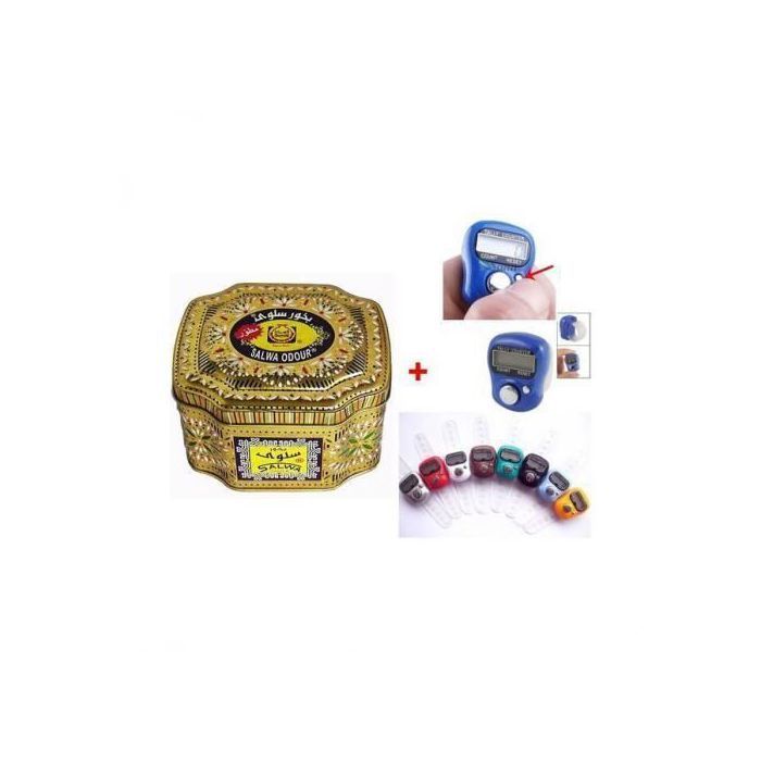 Encens SALWA - 100 g+Chapelet électronique light(Tasbih)