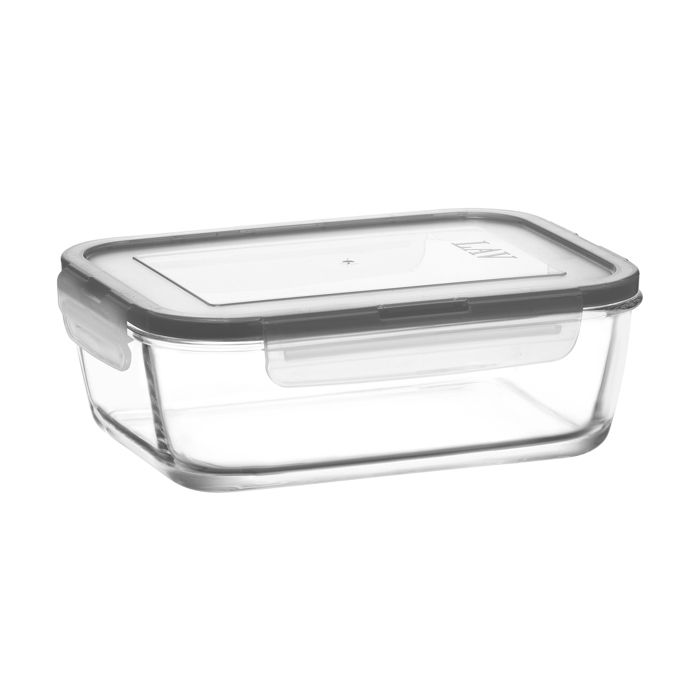 Boîte rectangulaire hermétique en verre 1,2 L FRS257