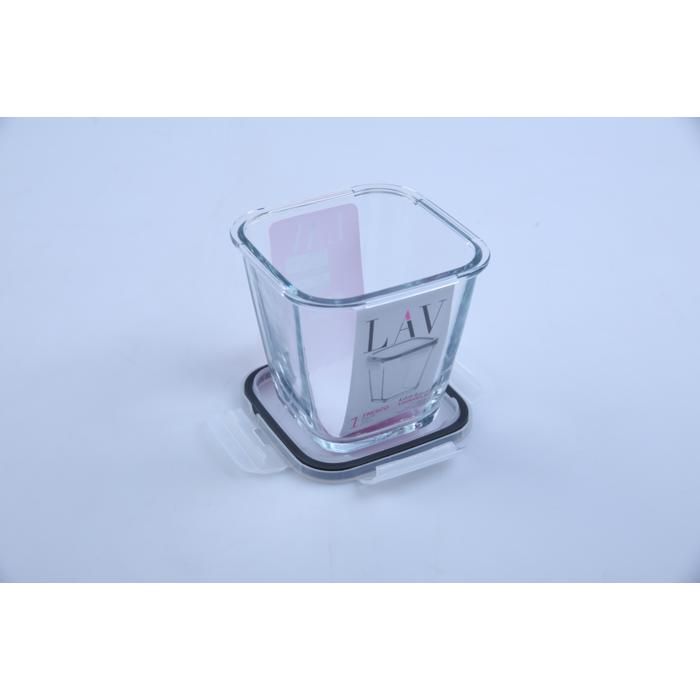 Boîte haute hermétique en verre 700 ml LAV FRS228