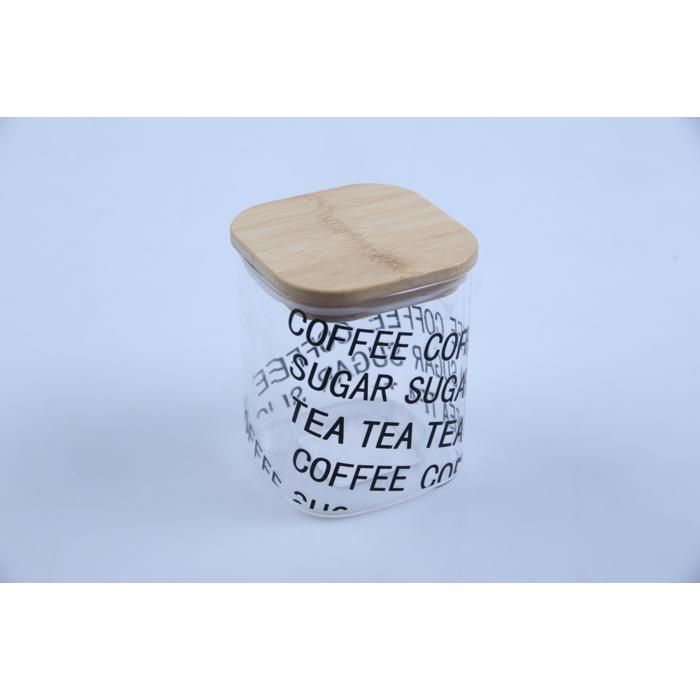 Bocal de rangement en verre avec couvercle 750 ml