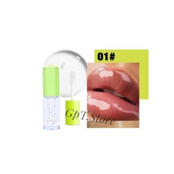 BBROSE Lip Oil - Gloss à lèvres repulpant et hydratant, Teinte 01-Transparent