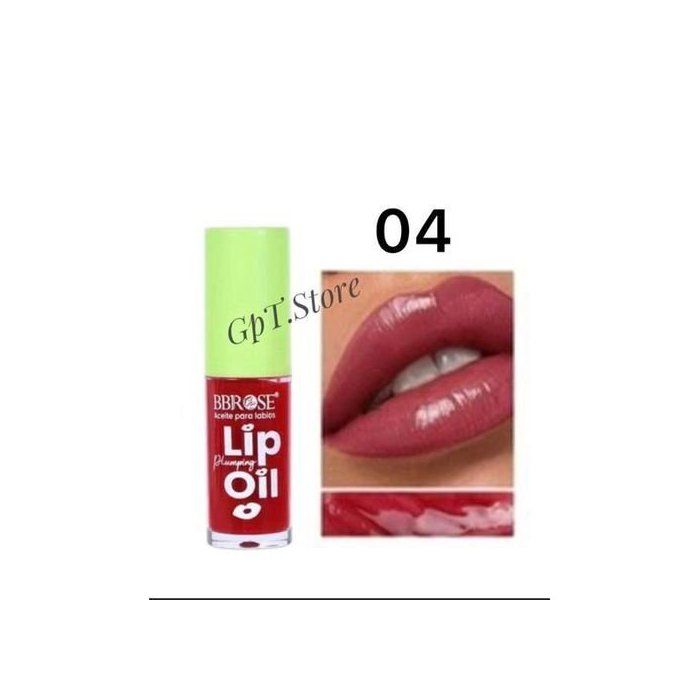 BBROSE Lip Oil-Gloss à lèvres repulpant & hydratant, Teinte 04
