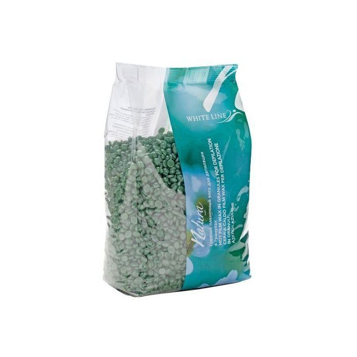 Italwax Cire Hot -1 Kilo granulés  pour épilation dans les zones (aisselles, zones intimes, visage) - vert