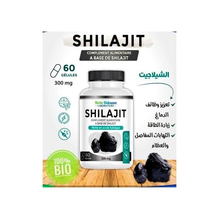 Herbo Ridouane Shilajit 60 gélules naturel
