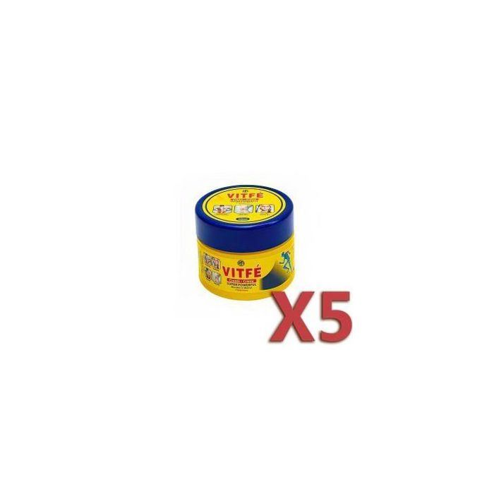 VITFE  Lot de 5 Crèmes Soulagement Douleurs pour Dos et Muscles