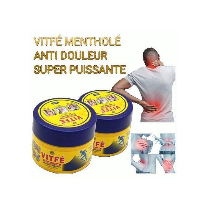 VITFE  Pack de 2 Crème Anti Douleur Dos et muscle