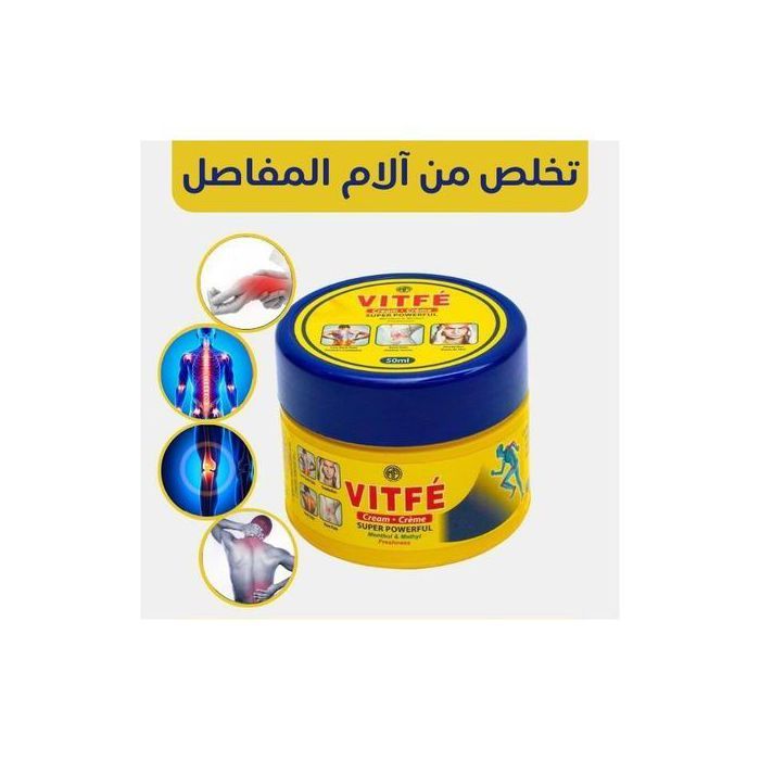 VITFE Crème Soulagement Douleurs pour Dos et Muscles 50 ML