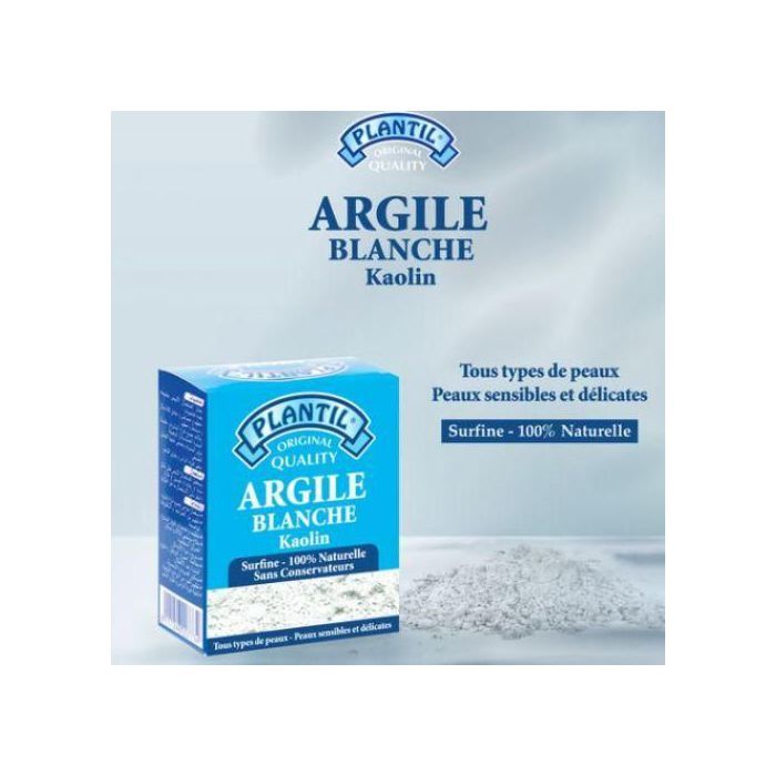 Plantil Argile blanche pour tous les types de peau, en particulier les peaux sensibles