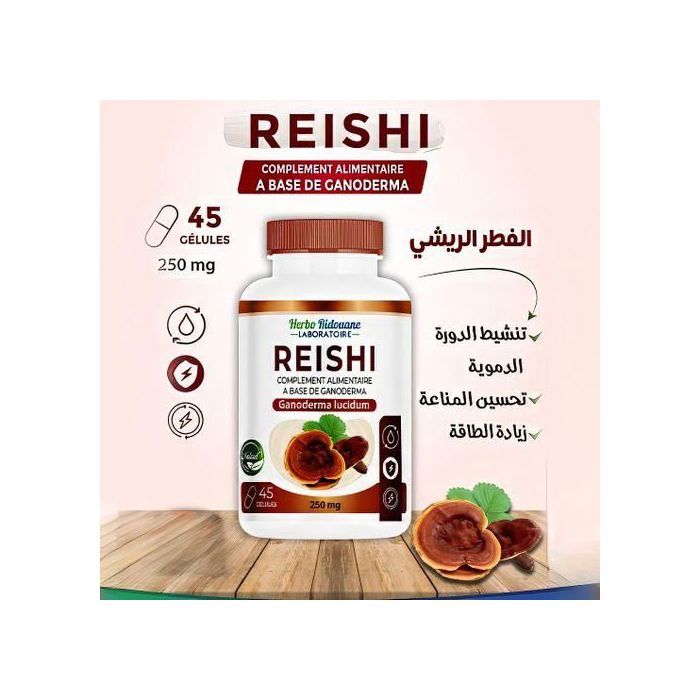 Herbo Ridouane  REISHI Ganoderma 45 capsules