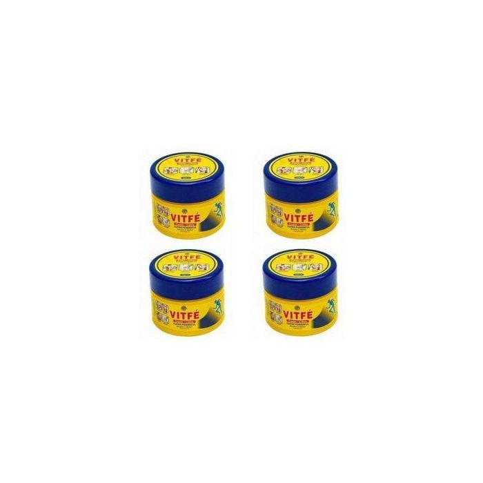 VITFE  Lot de 4 Crèmes Soulagement Douleurs pour Dos et Muscles