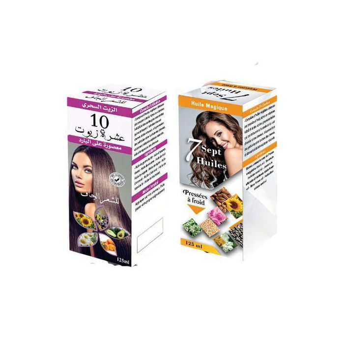 10 dix Huiles 125ml + 7 Sept Huiles 125ml