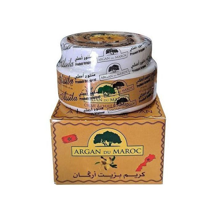 Argan Du Maroc Crème d'Argan Naturelle Marocaine - Hydratante et Nourrissante pour la Peau