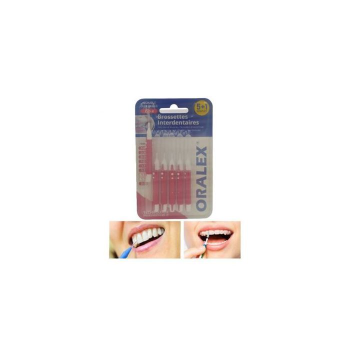 ORALEX Pack 3 X Brossettes Interdentaires (5+1) rouge