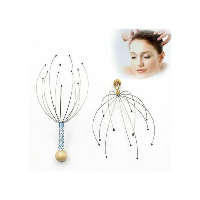 1 Pièce Tête Masseur Poulpe De Massage pour Cheveux Relax Spa