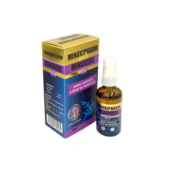 SPRAY minoxipharm 2% POUR LA CHUTE DE CHEVEUX
