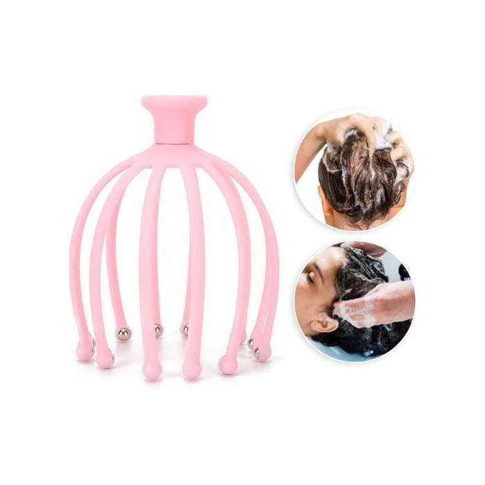 Masseur de tête à 12 griffes avec outils de massage manuel pour cuir chevelu