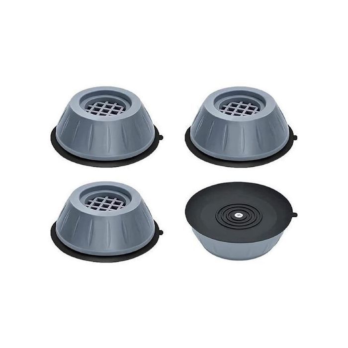 Support de machine à laver anti-vibration 4pcs, Tampons antivibration