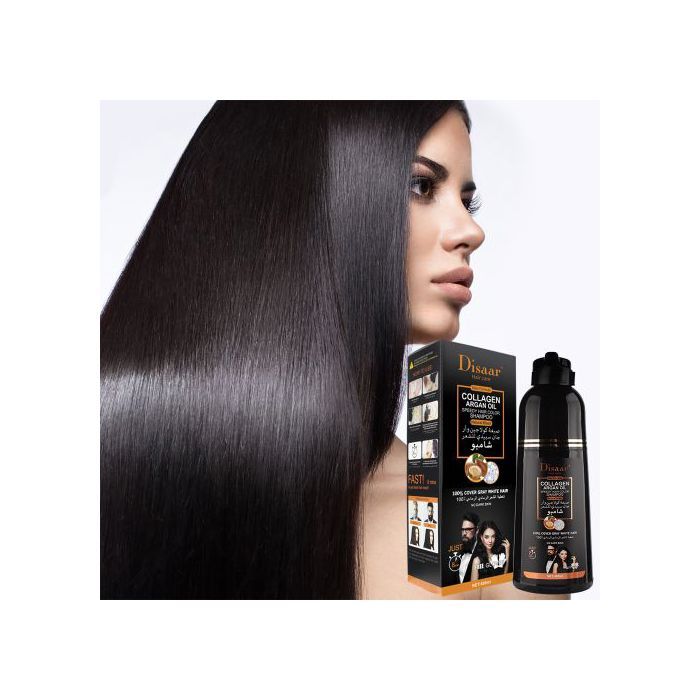 Disaar shampoing colorant pour cheveux gris et blancs, organique