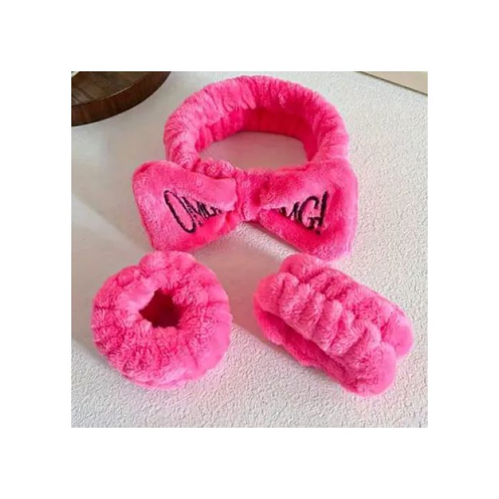 Ensemble de bandeaux de sauna élastiques pour femmes et filles 3pcs