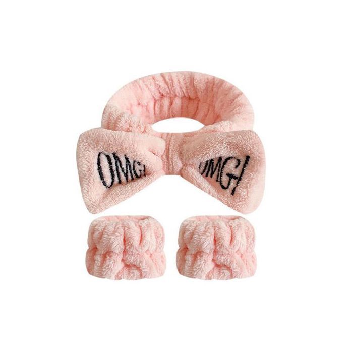 Ensemble de bandeaux de sauna élastiques pour femmes et filles 3pcs