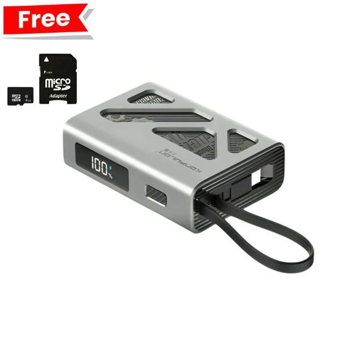 Power Bank KONFULON A58Q – 10000 mAh, 30W Super Fast Charge + Carte Memoire 4GB Microcell