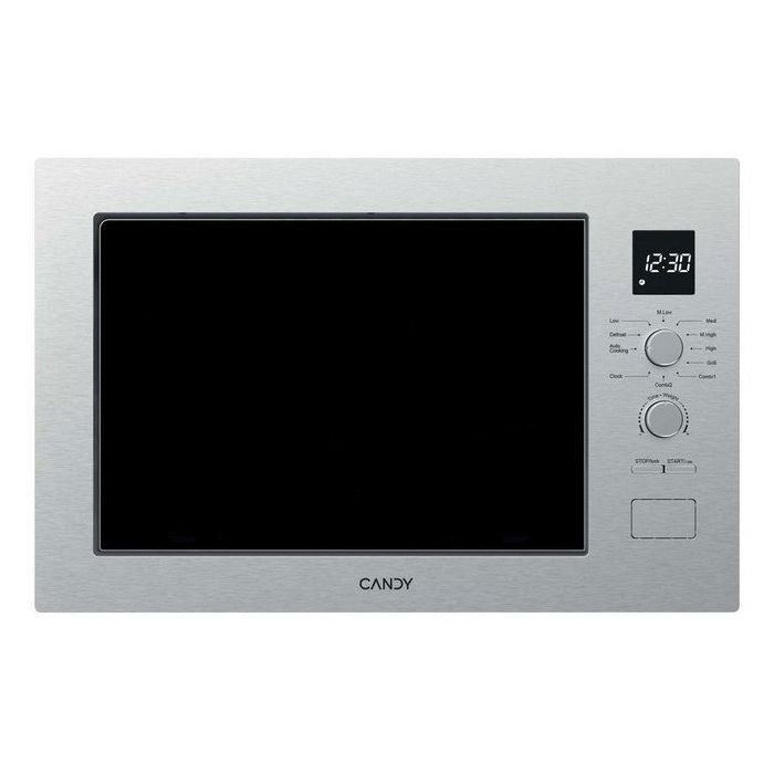 Candy Micro-ondes encastrable inox avec grill 25L Afficheur start express easy touch 60x38cm