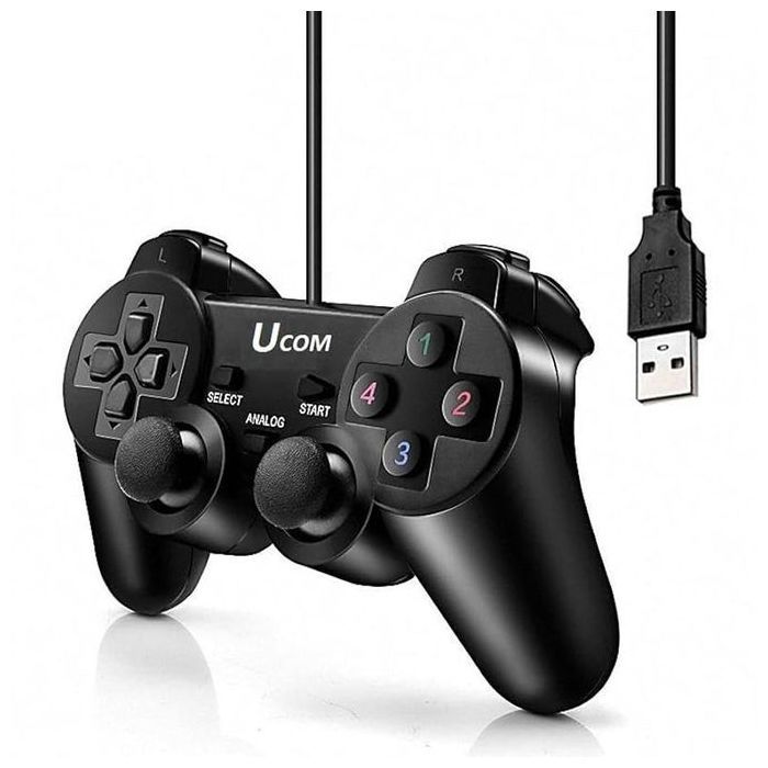 Manette Pour PC Filaire Ucom Dual Shock Joypad