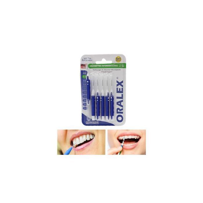ORALEX Brossettes Interdentaires (5+1) -bleu