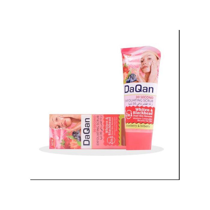 Daqan Gommage exfoliant 2x1 démaquillant peaux mortes et points noirs
