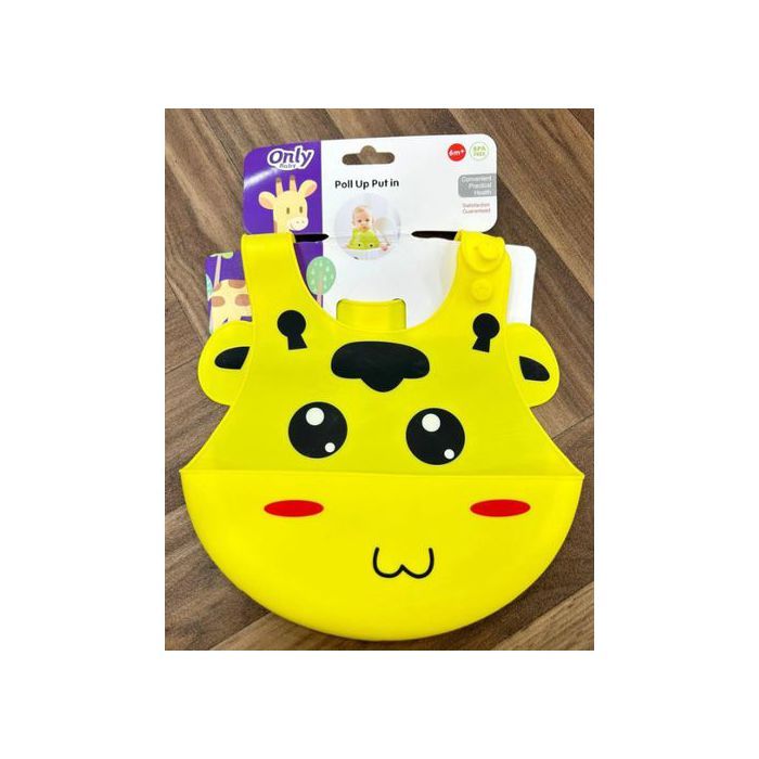 Bavoir Tridimensionnel en Silicone pour Bébé, Bavoir Souple Bavette en Silicone Recuperateur Ajustable