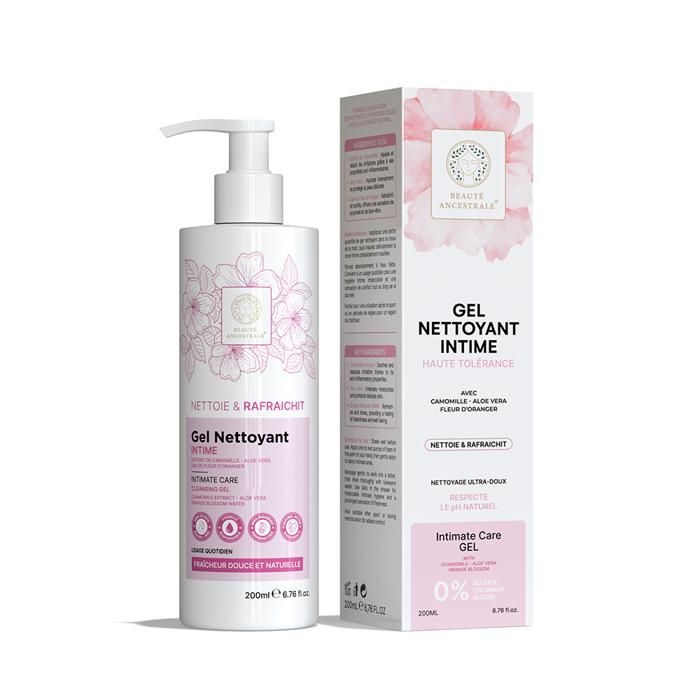 Gel Nettoyant Intime - 200ml - Doux - Sans savon - pH physiologique