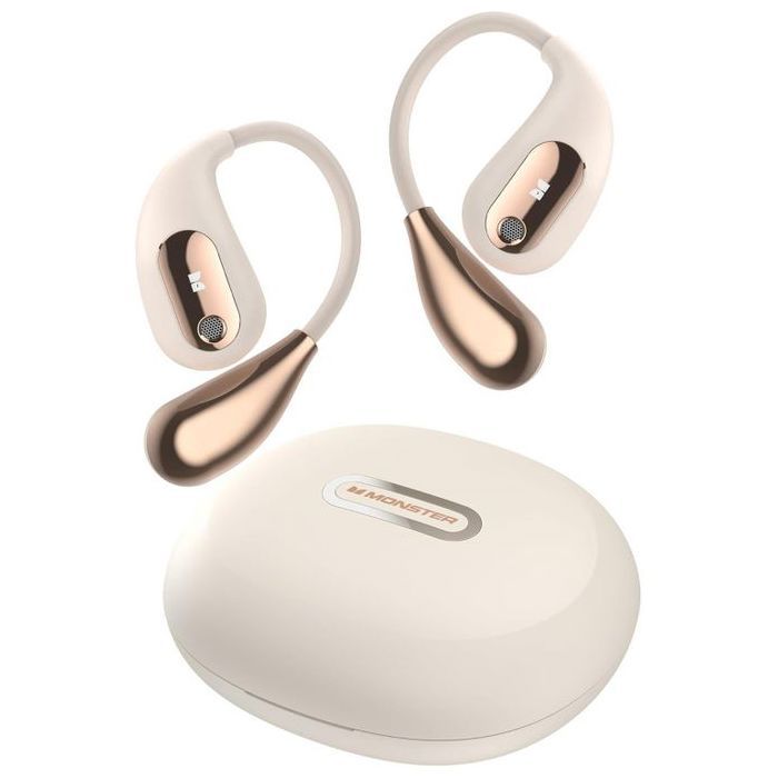 Écouteurs Bluetooth - MONSTER - AC210 - Son stéréo sans fil - 30h autonomie - Appels clairs HD