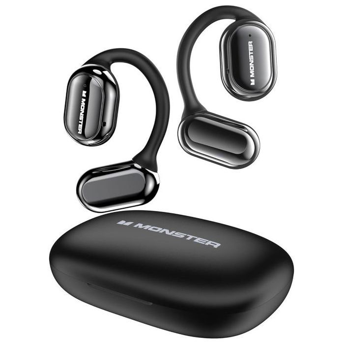 Écouteurs sans fil - MONSTER - Open AC100 - Bluetooth 5.3 - 30h autonomie - Étanches IPX5