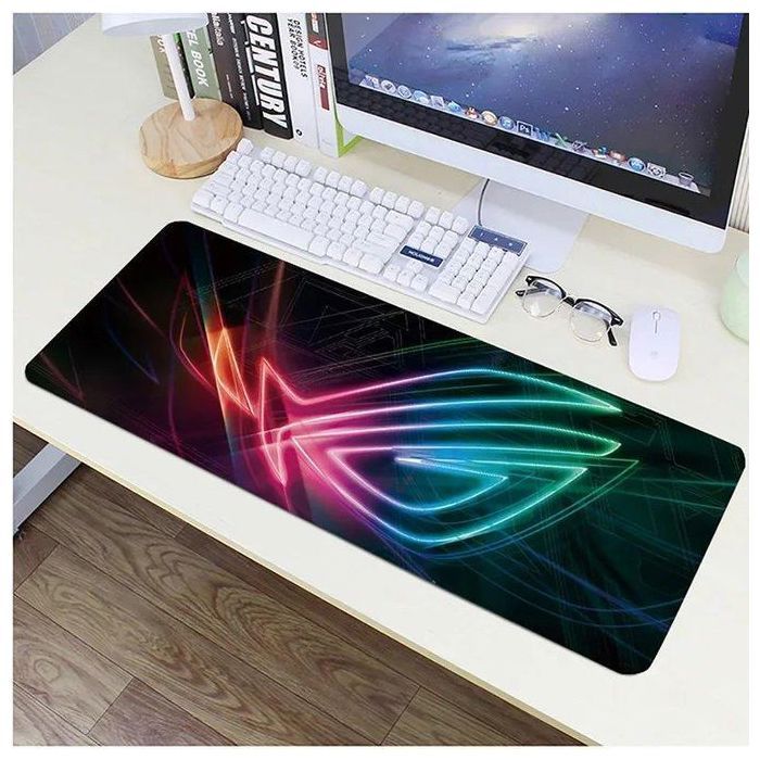 Tapis de souris XXL - GENERIC - 800mm x 300mm - Caoutchouc - Multi-couleur - 3mm d'épaisseur