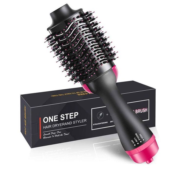 Sèche-cheveux 3-en-1 - ONE STEP - ONESTEP - 1200W - Technologie ionique - 3 réglages de température