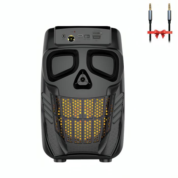 Enceinte Bluetooth ZQS1492 – Puissance et Style Portable avec cabl audio