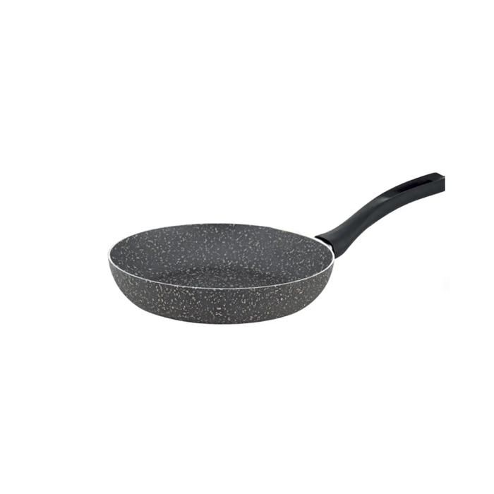 Poêle antiadhésive - HASCEVER - 18cm - Granite - Compatible tous feux - Facile à nettoyer