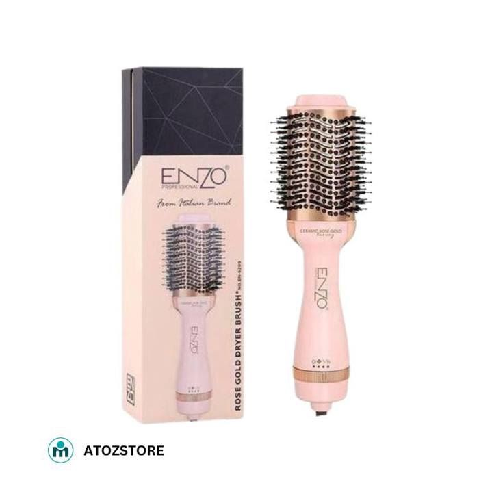 Enzo Brosse coiffante 3 en 1 sèche et lisse les cheveux