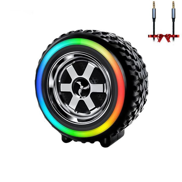 Enceintes G2389 avec Lumières RGB + cable auio gratuits