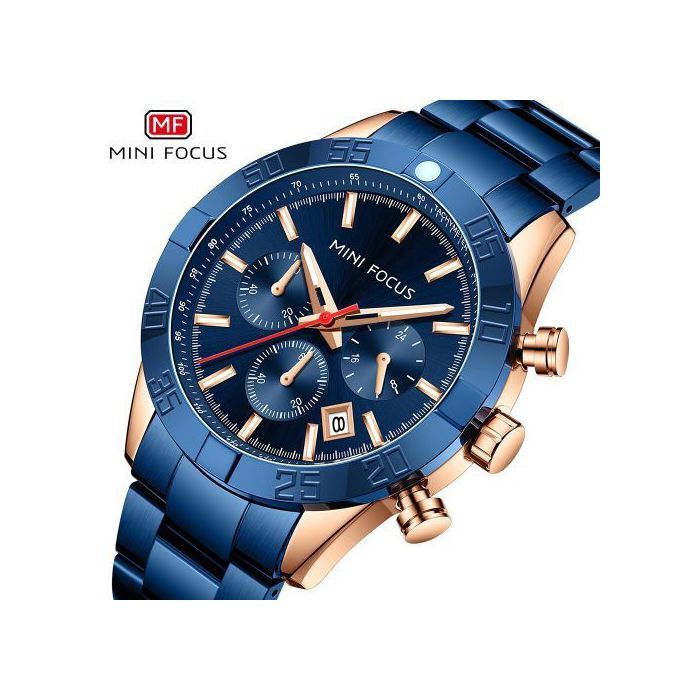 Montre de Sport - MINI FOCUS - Luxe - Quartz - Acier inoxydable - Étanche