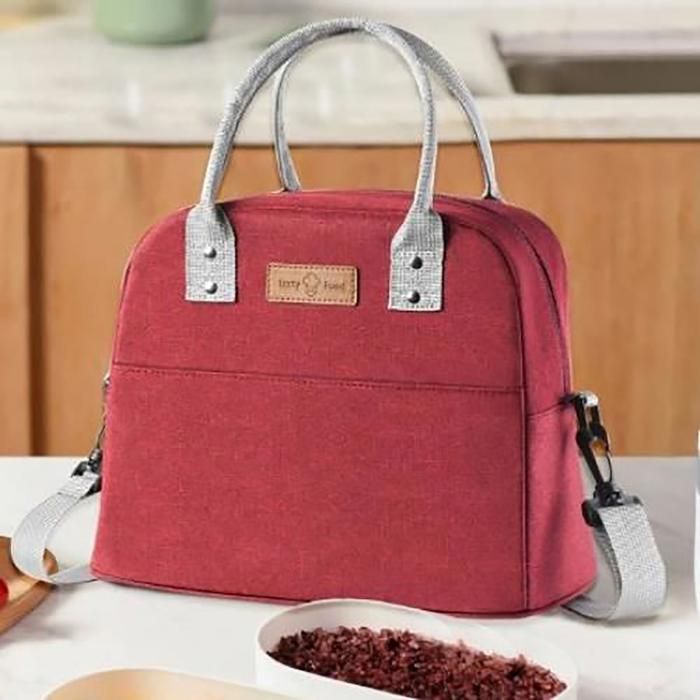 Sac à déjeuner isotherme avec sangle réglable Pour le travail, l'école, le pique-nique