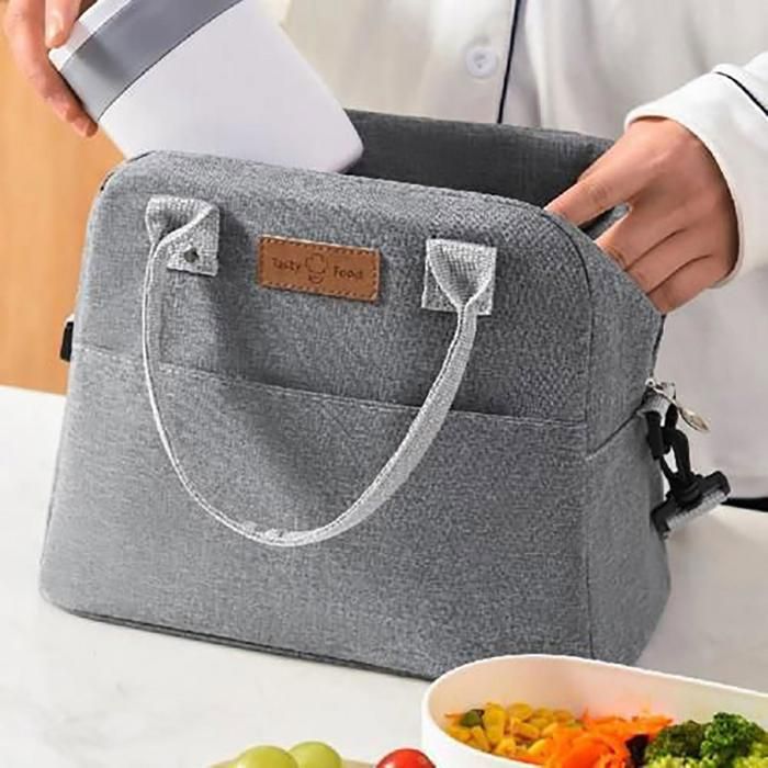 Sac à déjeuner isotherme avec sangle réglable Pour le travail, l'école, le pique-nique