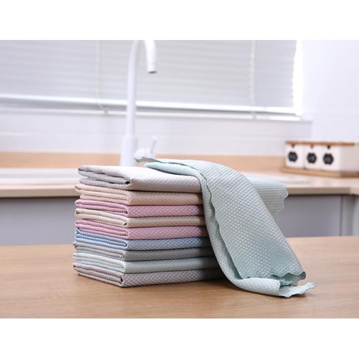 Chiffons écaille de poisson (lot de 5 assortis)