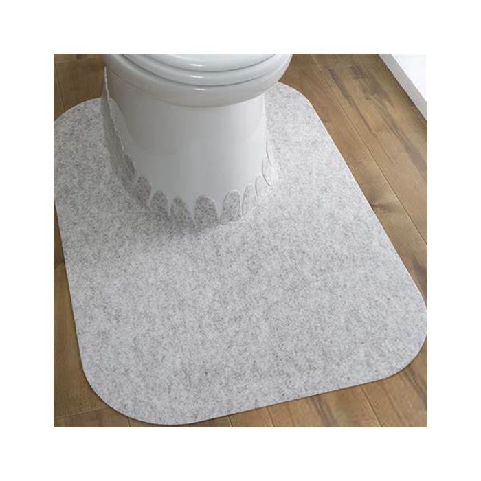 Tapis de toilettes en marbre essuyable