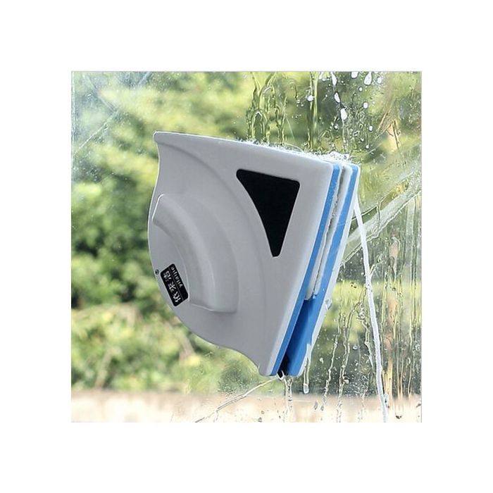 Lave-vitre magnétique Double face, 360 degrés, 6CM d'épaisseur, avec brosse de nettoyage