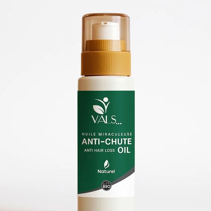 Huile Antichute - Vals Bio - 30ml - 100% Naturelle - Renforce les Racines - Stimule la Croissance